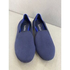 Rothy's Women's Size 9 The Flat Round Toe Maritime Navy Ballet Flats EUC